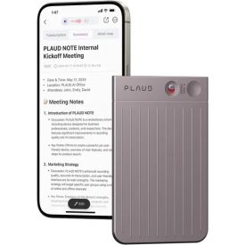 Цифровой диктофон Plaud Note с ChatGPT 64 Гб, Starlight, сияющая звезда
