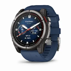 Умные часы Garmin Quatix 8, 51 мм, Amoled Sapphire, Blue (010-02905-91)