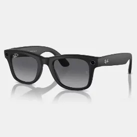 Смарт очки Ray Ban Glass Wayfarer RW4006 Matte Black/Polar Gradient Graphite (M)