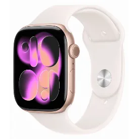 Умные часы Apple Watch Series 11 42 мм, S/M 130-200 мм, Rose Gold Aluminum Case, Light Blush Sport Band