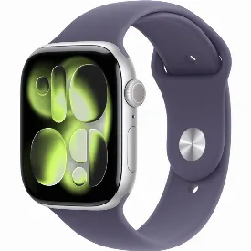 Умные часы Apple Watch Series 11 46 мм, M/L 140-245 мм, Silver Aluminium Case Purple Fog Sport Band