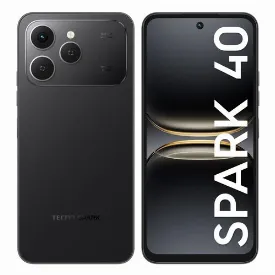 Смартфон Tecno Spark 40, 8/256 ГБ, Black, черный