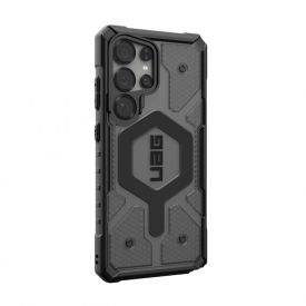 Чехол UAG Pathfinder Clear с MagSafe для Samsung Galaxy S25 Ultra, Ash, серый