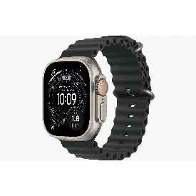 Часы Apple Watch Ultra 3 49 мм, Titanium Case with Black Ocean Band