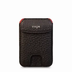 Кардхолдер VAJA V-Mag Mini Top Wallet, Black and Rosso (CGE-MCM-GTR)