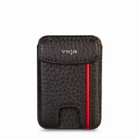 Кардхолдер VAJA V-Mag Mini Top Wallet, GTR Black and Rosso (CGE-MCT-GTR)