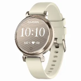 Умные спортивные часы Garmin Lily 2, Cream Gold Case With Coconut Silicone Band