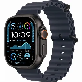 Часы Apple Watch Ultra 2 2024 49 мм, Black Titanium Case with Navy Ocean Band