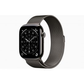 Умные часы Apple Watch Series 11 46 мм, Slate Titanium Case Slate Milanese Loop, M/L
