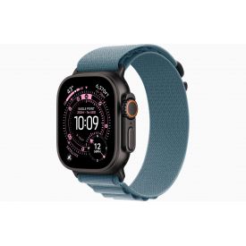 Часы Apple Watch Ultra 3 49 мм, Black Titanium Light Blue Alpine Loop M