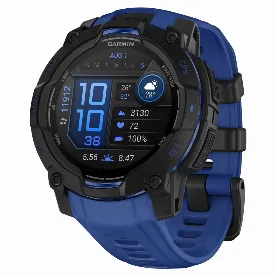 Умные часы Garmin Instinct 3, 45 мм, Supernova Edition AMOLED Bolt Blue/Black