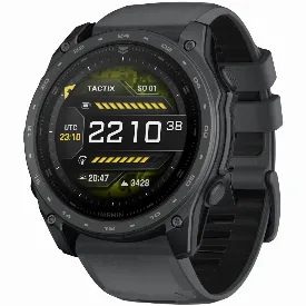 Умные часы Garmin Tactix 8, Amoled Edition, 51 мм, Sapphire Solver And Cerakote Coating Slate Gray