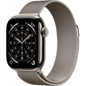 Умные часы Apple Watch Series 11 46 мм, Natural Titanium Case Natural Milanese Loop, S/M
