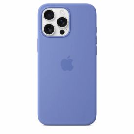 Чехол Apple iPhone 16 Pro Max Silicone Case Periwinkle, голубой MDH04