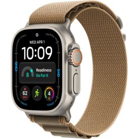 Часы Apple Watch Ultra 4 49 мм, Natural Titanium Desert Alpine Loop (S)