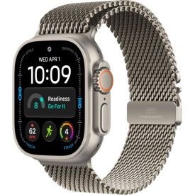 Часы Apple Watch Ultra 4 49 мм, Natural Titanium Natural Milanese Loop (S)