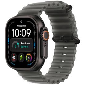 Часы Apple Watch Ultra 4 49 мм, Black Titanium Translucent Black Ocean Band