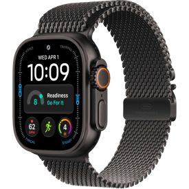 Часы Apple Watch Ultra 4 49 мм, Black Titanium Black Milanese Loop (M)