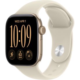 Умные часы Apple Watch Series 12 42 мм, GPS, Light Gold Aluminum, Sand Sport Band, M/L