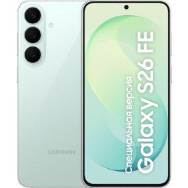 Смартфон Samsung Galaxy S26 FE, 8/128 Гб, Dual: nano SIM + eSIM, Pistachio, Зеленый