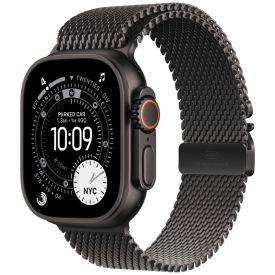 Часы Apple Watch Ultra 3 49 мм, Black Titanium Milanese Loop Black S