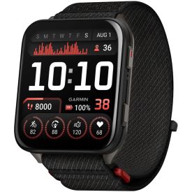 Часы Garmin Venu X1, черный с ремешком ComfortFit