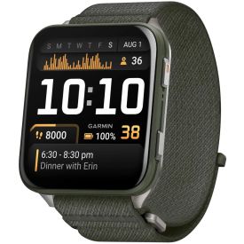 Часы Garmin Venu X1, серый с ремешком ComfortFit