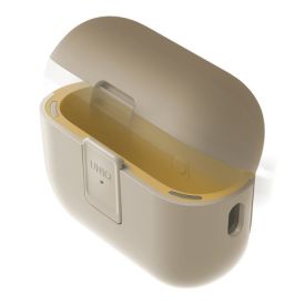 Чехол Uniq CLYDE для Airpods Pro 2, Ivory Yellow, бежевый