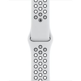 Ремешок AW 45 Pure Platinum/Black Nike Sport Band