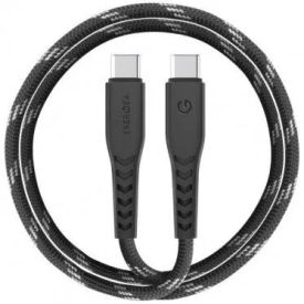 Кабель EnergEA NyloFlex USBC to USBC 480Mbps 5A 1.5м, черный