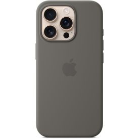 Чехол Apple iPhone 16 Pro Silicone Case Stone Gray, серый (MYYL3)