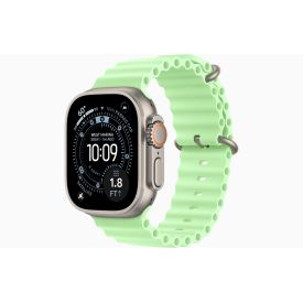 Часы Apple Watch Ultra 3 49 мм, Titanium Case with Neon Green Ocean Band