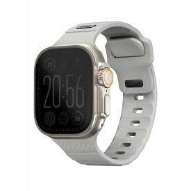 Ремешок Uniq Stride FKM Rubber для Apple Watch 49/45/44/42 мм, Gray, серый