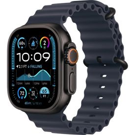 Часы Apple Watch Ultra 2 2024 49 мм, Black Titanium Case with Navy Ocean Band