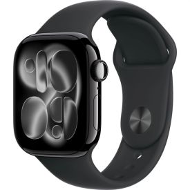 Умные часы Apple Watch Series 11 42 мм, M/L 140-245 мм, Jet Black Aluminium Case Black Sport Band