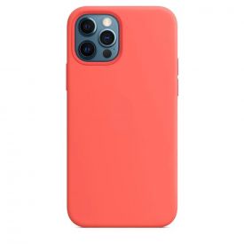 Чехол Apple iPhone 12/ 12 Pro Silicon Case, Pink Citrus, розовый