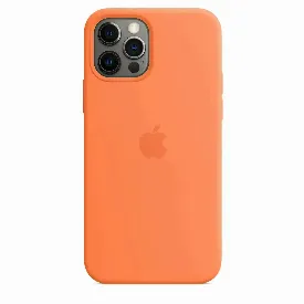 Чехол Apple iPhone 12/ 12 Pro Silicon Case, Kumquat, оранжевый
