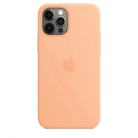 Чехол Apple iPhone 12/ 12 Pro Silicon Case, Cantaloupe, оранжевый