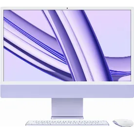 Моноблок Apple iMac 24 2023 (Z19P000D9), 16/1024 ГБ, Purple, фиолетовый