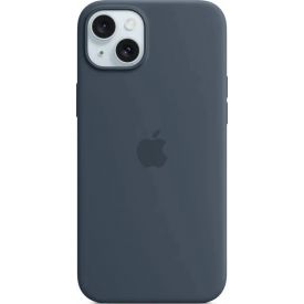 Чехол Apple iPhone 15 Plus Silicon Case, Storm Blue, синий