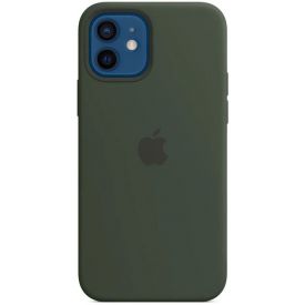 Чехол Apple iPhone 12/ 12 Pro Silicon Case, Cyprus Green, зеленый