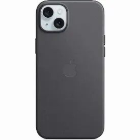 Чехол iPhone 15 Plus FineWoven Case MagSafe, Black, черный