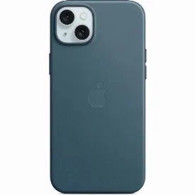 Чехол iPhone 15 Plus FineWoven Case MagSafe, Pacific Blue, синий