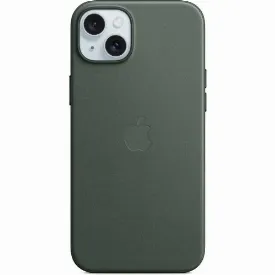 Чехол iPhone 15 Plus FineWoven Case MagSafe, Evergreen, зеленый