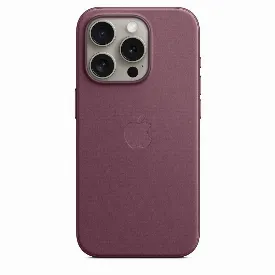 Чехол iPhone 15 Pro FineWoven Case MagSafe, Mulberry, бордовый