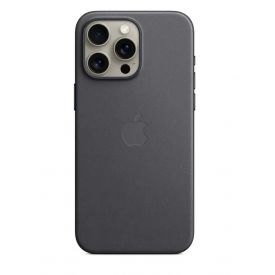 Чехол iPhone 15 Pro FineWoven Case MagSafe, Black, черный