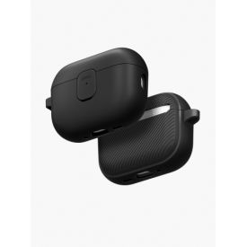Чехол Uniq CLYDE Lock case для AirPods Pro 3, Black/Dark Grey, черный/серый