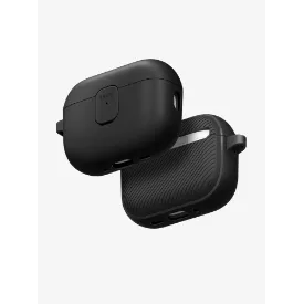 Чехол Uniq CLYDE Lock case для AirPods Pro 3, Black/Dark Grey, черный/серый