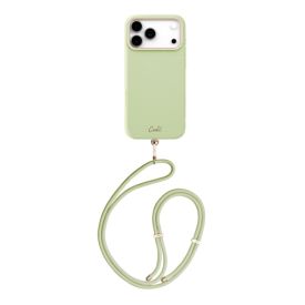 Чехол Uniq COEHL Strap series Mirelle для iPhone 17 Pro Max, Lint Green, зеленый