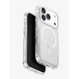 Чехол Uniq LifePro Xtreme для iPhone 17 Pro, Tinsel Lucent, прозрачный с блестками